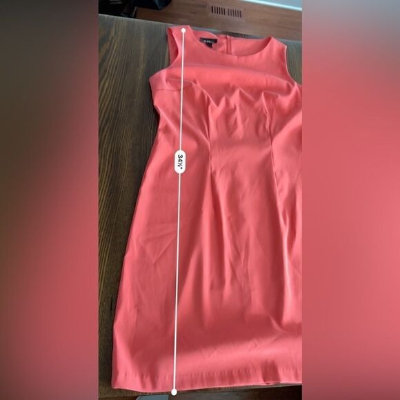Alyx Coral pink dress women’s size 6 EUC shift - Picture 9 of 10